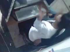 Sirvienta tetona brutalmente follada por su jefe