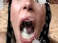 Dos chicas rizadas follan aproximadamente a un chico